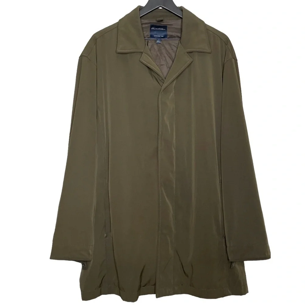 Brooks Brothers Top Coat Olive Men’s Size Large